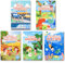 GOGOLAN Wiederverwendbare Puffy Sticker Bücher für Kinder ab 3 Jahren, 170 Stück Jelly Sticker Spiel für Party Belohnungsgeschenke, Kinderbücher Alter 3-6 Jahre (5 Packs)