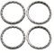 Gettimore 4-teiliges Radlager-Set, 32–40 mm, Fahrrad-Headset-Kugeln, Käfig-Kugellager, Rennradlager-Set für , Rennrad