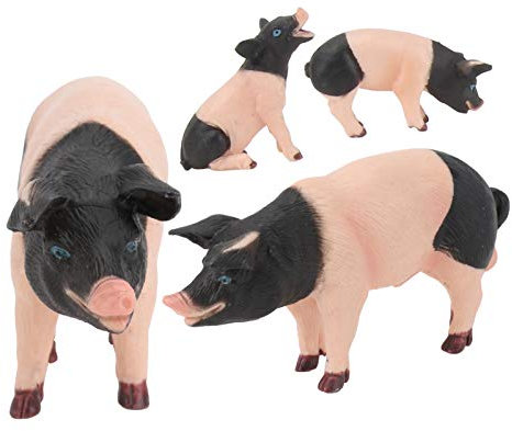 UPKOCH 4 Stück -Modell Simulation Schweinemodell Fotografie-Requisiten Desktop-Dekoration Simulation Tiermodell PVC