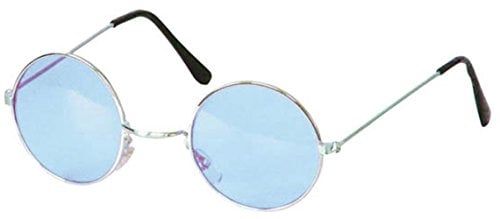 Wilbers & Wilbers Hippie Party Retro Sonnenbrille - rund 70er Jahre John L