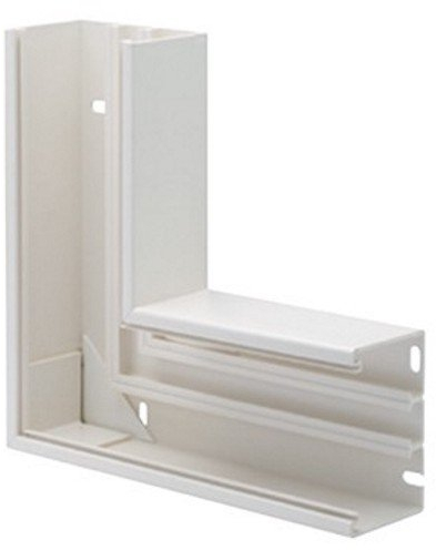 Kabelkanal PVC Kanal Schacht BR Brüstungskanal 70x100 mm Flachwinkel reinweiss GEWISS NP 52000