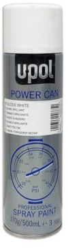 UPol Power Can Gloss White Aerosol 500ml