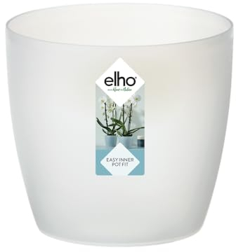 Elho brussels orchid 12,5cm - Vaso per Orchidee - Interno - Trasparente/Trasparente