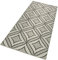 Esprit Home I Handweb Kurzflor Teppich/Läufer aus Wolle für Wohnzimmer, Flur, Schlafzimmer I Kian Kelim ESP-6023-04 | Silber Grau | (80 x 150 cm)