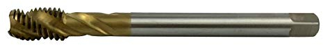 Weischer® - HSS-TiN Sacklochbohrer M4 | Maschinengewindebohrer Sacklochgewinde | Gewindeschneider Gewindebohrer Einschnittgewindebohrer | für Stahl, Metall, Edelstahl, Aluminium | stabil & bruchfest