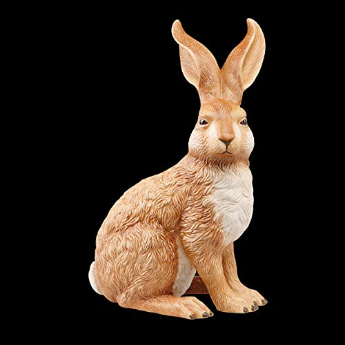 Goebel Ostern Figur Osterhase, Porzellan, weiß, 17.5x14x26 cm