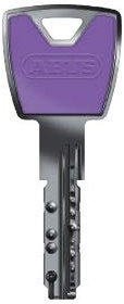 ABUS XP20S Ersatzschlüssel mit Design-Clip lila