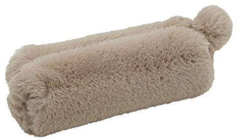 Wedo 24274009 Schlampermäppchen Fluffy mit Fellball-Anhänger Polyester Plüsch