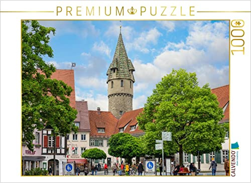 CALVENDO Puzzle Grüner Turm 1000 Teile Puzzle quer | Lege-Größe cm Foto-Puzzle für glückliche Stunden
