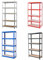 Qimu 5 Tier Boltless Garage Shelving,150x 70x 30cm, Metal Shelving Unit Heavy Duty Storage Racking, Steel Boltless Shelves Unit for Kitchen, Silver