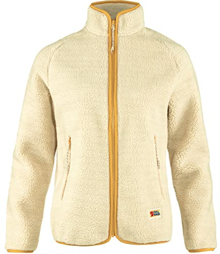 Fjällräven Damen Vardag Pile Fleecejacke, Chalk White, XXS