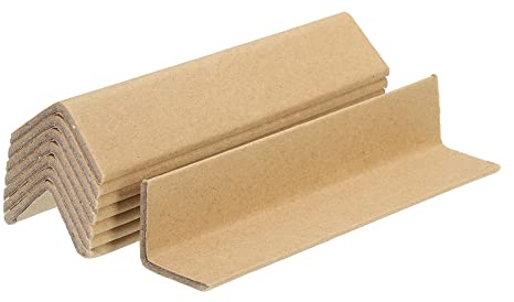 PATIKIL 24 Stück Verstellbarer Papp Eckenschutz, 150x30mm L-förmiger Kantenschutz für optimale Ladungssicherung, Schutz für Große Bilderrahmen, Verpackung, Kartons Umzug & Versand (Gelb)