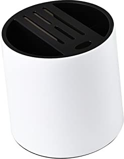 Trjgtas Portacoltelli Universale for banconi da Cucina Rack di Grande capacità Posate in plastica Cassetto Organizzatore Vassoio Portautensili Porta coltelli da Cucina Universale