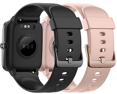SUGARJAR ID205L Armband,19mm Uhrenarmband für Yamay Fitness,Veryfitpro,GRV,Willful,Popglory,Blackview,UMIDIGI,ID205S ID205G ID215G ID216 SW025 SW023 SW021 SW020 WF021 WF025 YM020 YM023 YM205L