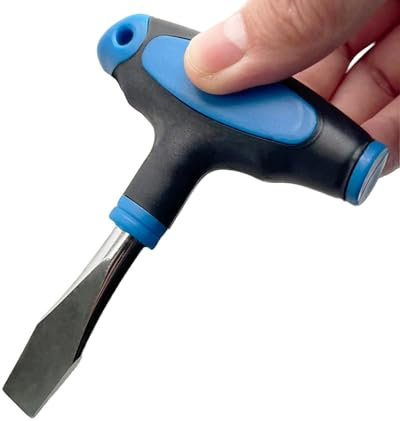 DOFEDOFO Tournevis à tête plate avec poignée en T, tournevis à tête plate en T, outil de montage pour vis fendue, utilisé sur plaque à dégagement rapide ou trépied d'appareil photo, monopode petit