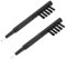 MEISH 2pcs Hearing Aid Cleaning Brush with Magnet and Wax Loop Multifunctional Cleaning Accessories for Hearing Aid Earbuds