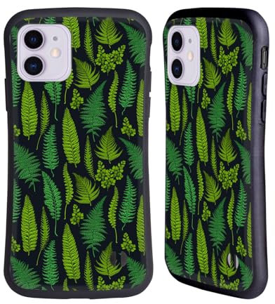 Head Case Designs Offizielle Katerina Kirilova Grüns Kunst Hybride Handyhülle Hülle Huelle kompatibel mit Apple iPhone 11