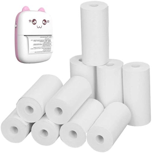 Hrippy 10 Rollen Thermopapierrollen Thermodruckkamera-fotopapierrollen, Sofortbildkamera-nachfüllpapier Für Sofortbildkamera