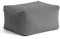 mokebo Pouf oder Hocker mit Cordbezug 'Der Ruhestifter', Sitzhocker o. Sitzpouf mit EPS-Perlen-Füllung, auch als Fußhocker aus Cord o. Beistelltisch fürs Wohnzimmer in 65x55x35 cm (B/T/H) in Anthrazit