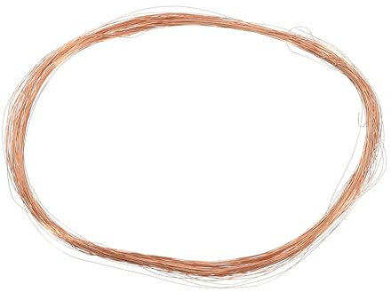 PATIKIL 33 Feet Solid Bare Copper Wire, 40 Gauge 99.9% Pure Copper Wire 0.08mm Soft Beading Wire Metal Plant Stem Ties for Jewelry Craft (10m)