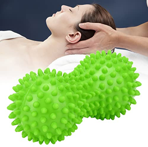 Pallone da massaggio spinoso a forma di arachidi, PVC, punto trigger, tessuto profondo, massaggiante, massaggiatore per mani e piedi, rollball, piedi/corpo intero