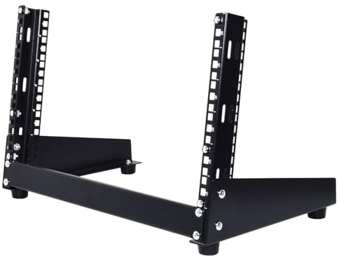 Adastra | 19 Open Framed Desk Top Rack Mount for AV, Media, IT, Data Equipment | 6U