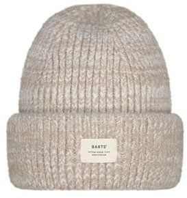 Barts Damen Beanie Strickmütze Owlet gestrickte Wintermütze mit Umschlag 3602 Light Brown 24