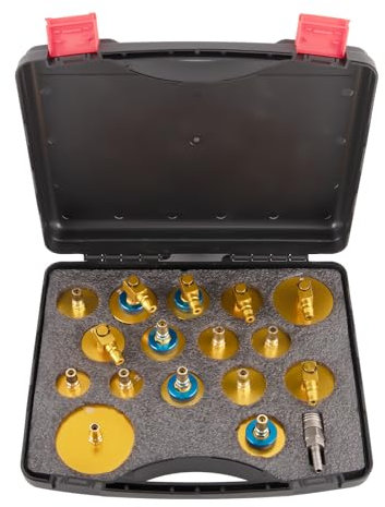 maXpeedingrods Brake Fluid Bleeder Adapter Kit 17PCS Master Cylinder Bleeder Tool Kit