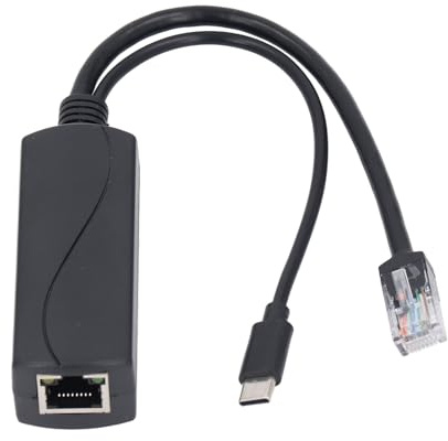 Zunate PoE-auf-Adapter 1000 Mbit/s |Gigabit Power Over Ethernet Splitter für Pi 5 5B