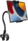 woleyi Soporte Tablet para Cochecito Silla de Ruedas Barco Bicicleta con Cuello de Cisne, Soporte Tablet Manillar Poste Barra Tubo para iPad Mini Air Pro, Galaxy Tab, Kindle, Fire, Teléfono, 4-13