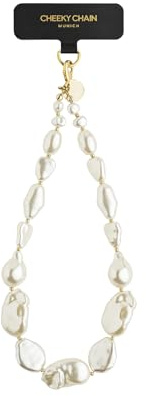 Cheeky Chain Handyanhänger Fiji creampearl, one Size