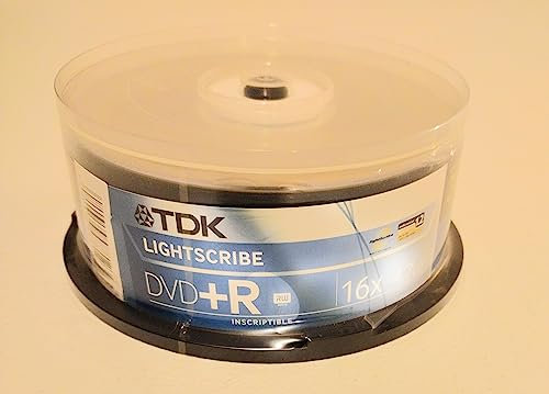 TDK 16x DVD+R Lightscribe 30 Pack Husillo (Descontinuado por el Fabricante)