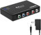 Portta PETRHP V1.3 Component RGB Plus R/L to HDMI Converter Support 1080i for DVD PS3 - Not for Windows 10
