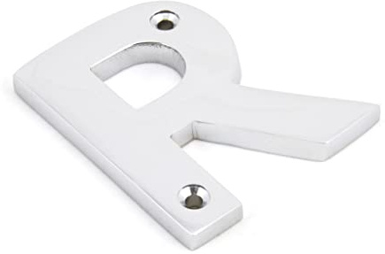 From the Anvil 83802R Letter R-Polished Chrome