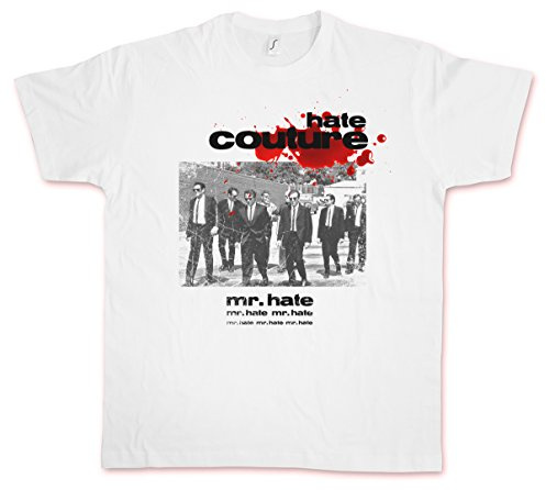 MR. HATE HC HATE COUTURE T-SHIRT - Quentin Mr. Blue Orange Reservoir Tarantino Tattoo Dogs Fashion Shirt Tailles S - 5XL