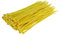 Gocableties Yellow Cable Ties, 200mm x 4.8mm, Pack of 100, 8 Premium Nylon Zip Ties, Multi-Purpose Plastic Tie Wraps, Secure Self-Locking Mechanism, for Home, Garden, Office and DIY