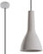 SOLLUX Hängelampe EMPOLI Deckenbeleuchtung Betonlampe LED-Glühbirne Minimalistisches Design Einfache Installation Graue Farbe 17x17x132 cm, Grau