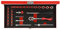 Gedore Red Socket Spanner Set 1/4 Inch 32 Pieces