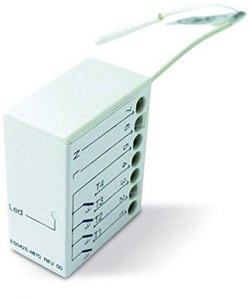 Dieffematic Nice TTX4 TRASMETTITORE da Incasso con Alimentazione da Rete 4 CANALI