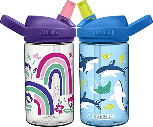 CAMELBAK Eddy+ Kids Twin Pack 400ml Water Bottles