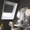 MADECOSTORE Store de Toit occultant Cadre alu Compatible VELUX® K - Gris Anthracite - L78 x HMK04