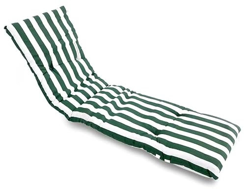 Dabuty Online, S.L. Cojín de tumbona de rayas (Rayas Verde).