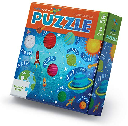 Crocodile Creek 79051 60 Stück Folie/Outer Space Puzzles, bunt
