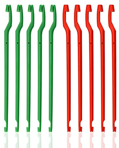 BB Hapeayou Easy Fish Hook Remover Tool 10pcs Fishing Disgorger Plastic Portable Unhook Extractor Supplies