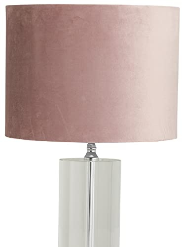 Nordal Lampenschirm Samt 33cm Rosa