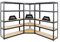 PROREGAL Mega Deal 1xEckregal und 2xSchwerlastregal Big Elephant 180x120x45 Fachlast 250kg Schwarz