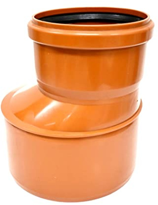 SP KG Reduzierung DN110-400, Metall, Rohrreduzierung, Orange/Braun, 1 Stück