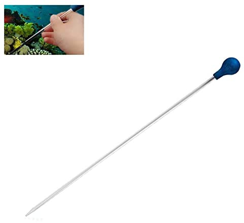 Mangeoire à Corail Alimentateur SPS HPS,LucBuy 55cm Longue Mangeoire de Récif Acrylique,Tube d'alimentation D'engrais Liquide pour Poissons Marins D'aquarium,Coraux,Anémones,Anguilles,Poissons-Lions