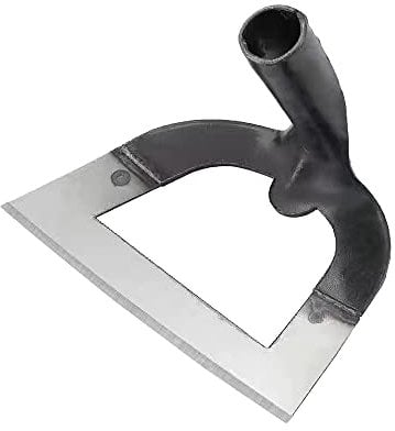 Houe creuse tenue dans la main en acier au manganèse épaissi houe de désherbage agricole plantation de légumes jardinage desserrage outils de désherbage du sol (S:20X15X12CM)