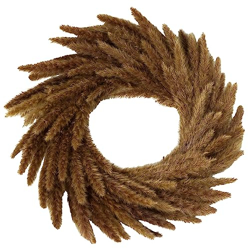 CHICCIE Kranz Pampasgras Braun Natur 45cm - Dekoration Dekokranz Türkranz